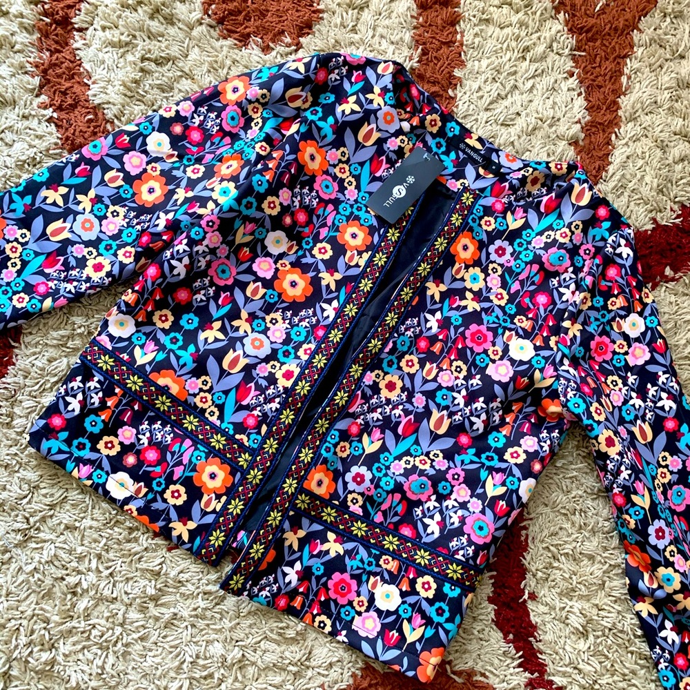 Floral Blazer